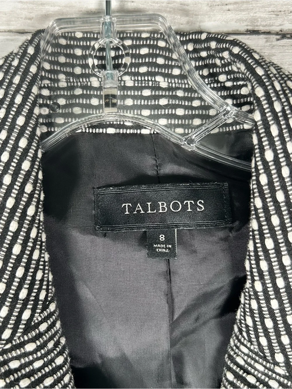 Talbots textured black